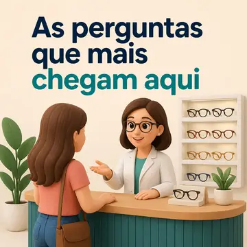 Carrossel das dúvidas do balcão — Ótica