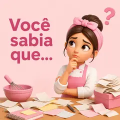 Carrossel "Você sabia que…" — Confeitaria & doces