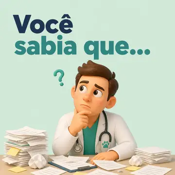 Carrossel "Você sabia que…" — Clínica veterinária