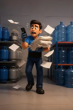 Vídeo 3D cartoon: a dor e a solução — Água & gás