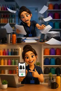 Vídeo 3D cartoon: a dor e a solução — Brindes & personalizados