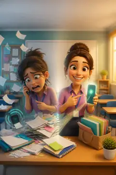 Vídeo 3D cartoon: a dor e a solução — Escola, cursos & aulas