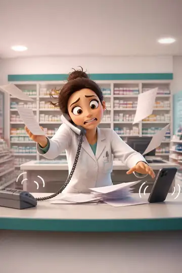 Vídeo 3D cartoon: a dor e a solução — Farmácia & suplementos