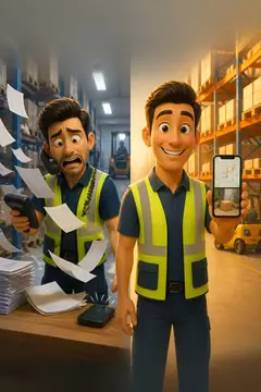 Vídeo 3D cartoon: a dor e a solução — Transportadora & logística