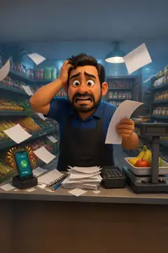 Vídeo 3D cartoon: a dor e a solução — Mercadinho & conveniência