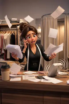 Vídeo 3D cartoon: a dor e a solução — Moda & loja de roupas