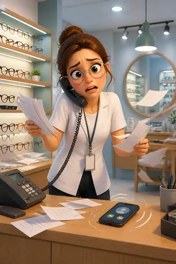 Vídeo 3D cartoon: a dor e a solução — Ótica
