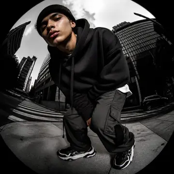 Combinação: Editorial fisheye