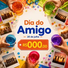Post de promoção: Dia do Amigo (Amizade)