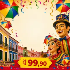 Post de promoção: Carnaval (Frevo pernambucano)