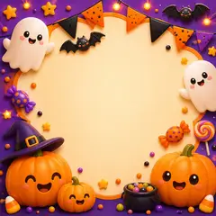 Post de promoção: Halloween (Dia das Bruxas) (Halloween fofo)