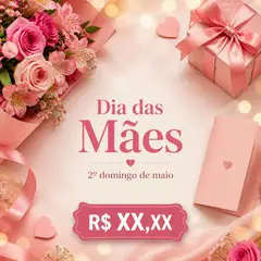 Post de promoção: Dia das Mães (Flores e carinho)