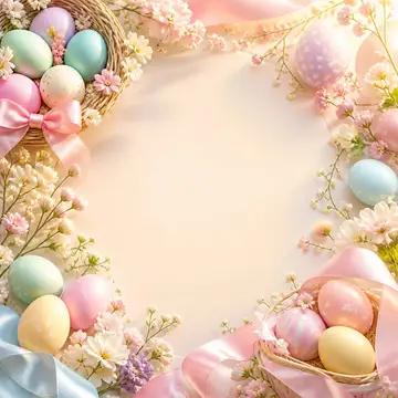 Post de promoção: Páscoa (Delicado em tons pastel)