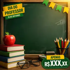 Post de promoção: Dia do Professor (Sala de aula)