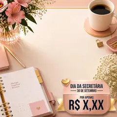 Post de promoção: Dia da Secretária (Escritório)