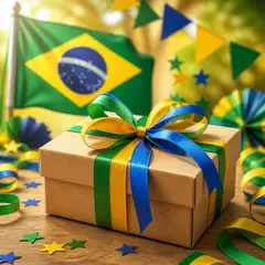 Seu produto no clima de Independência do Brasil (Verde e amarelo)
