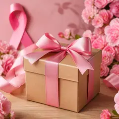 Seu produto no clima de Outubro Rosa (Laço rosa)