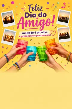Story de Dia do Amigo (Amizade)