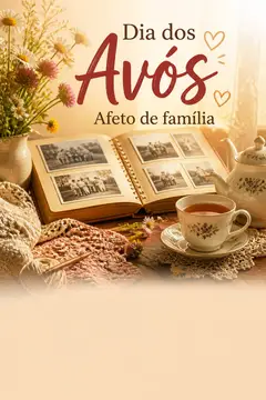 Story de Dia dos Avós (Afeto de família)
