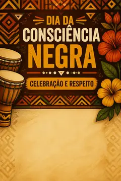 Story de Dia da Consciência Negra (Celebração e respeito)
