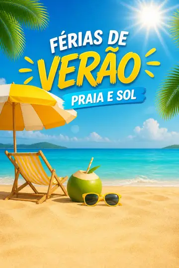 Story de Férias de verão (Praia e sol)