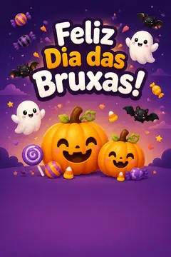 Story de Halloween (Dia das Bruxas) (Halloween fofo)