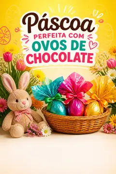Story de Páscoa (Ovos de chocolate)