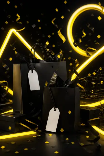 Vídeo de abertura: Black Friday (Preto e neon)