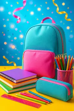Vídeo de abertura: Volta às aulas (Material escolar)