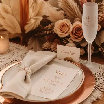 Lugar do convidado (detalhe): casamento boho chic
