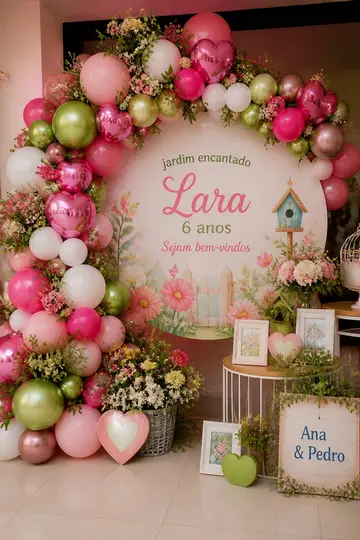 Arco de balões orgânico: Dia das Mães