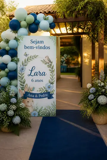 Entrada e recepção: Evento corporativo