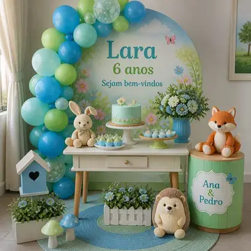 Pegue e monte (mini table): Aniversário infantil