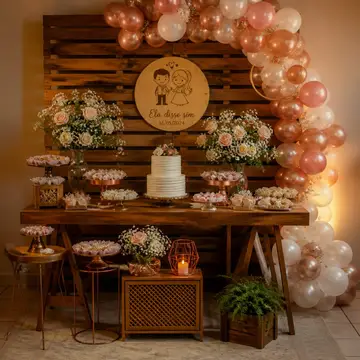 Foto profissional da sua decoração: Casamento