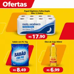 Encarte com três ofertas