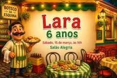 Painel de fundo da festa Boteco (adulto)