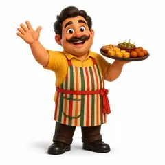 Personagem 3D da festa Boteco (adulto)