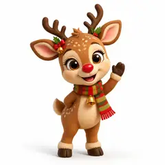 Personagem 3D da festa Natal