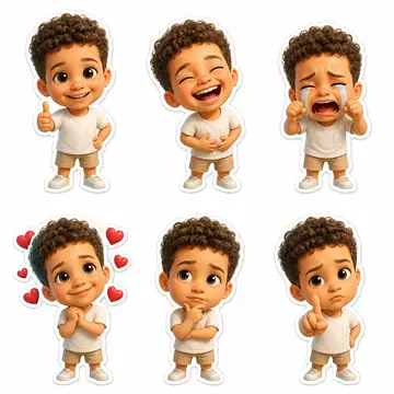 Figurinhas de WhatsApp com a minha cara
