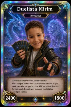 Carta colecionável holográfica: Card game