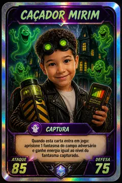 Carta colecionável holográfica: Caçadores de fantasmas