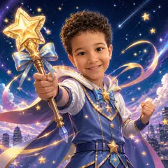 Eu como personagem: Heroína mágica