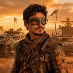 Eu como personagem: Pós-apocalipse no deserto