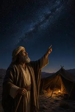 Abraão contando as estrelas — personagem bíblico
