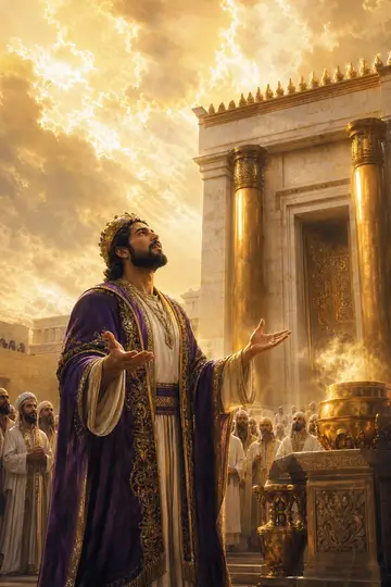 Salomão e a sabedoria no templo — personagem bíblico