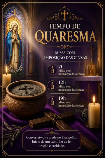Quarta-feira de Cinzas / Quaresma — católica