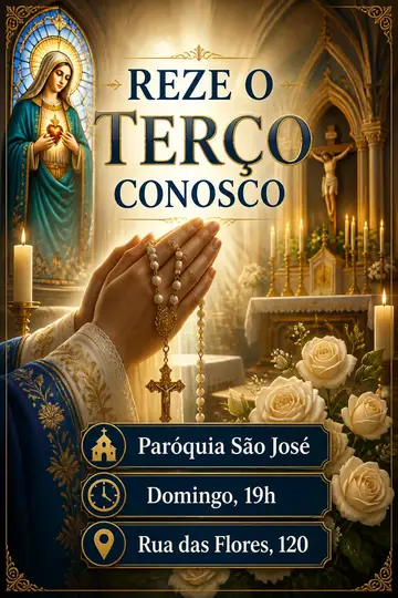 Terço / Rosário — católica