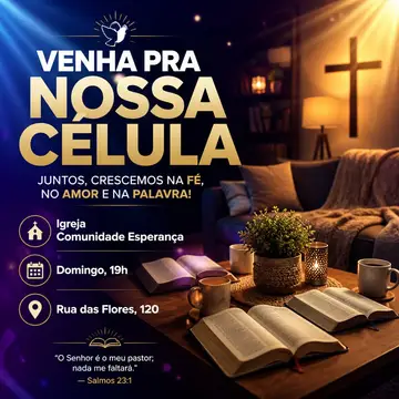 Célula / pequeno grupo — evangélica