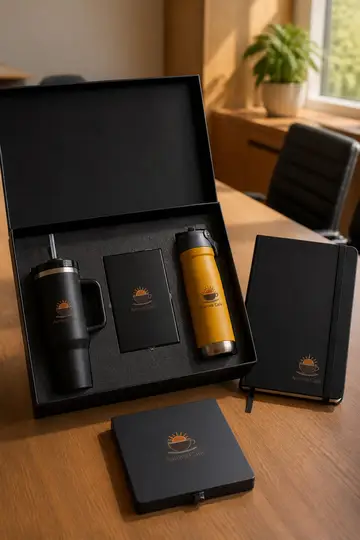 Kit cliente VIP com a sua marca: cena de entrega