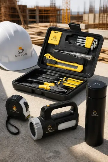 Kit obra e manutenção com a sua marca: cena de entrega